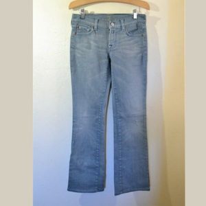 7 For All Mankind Gray Bootcut Jeans Size 26